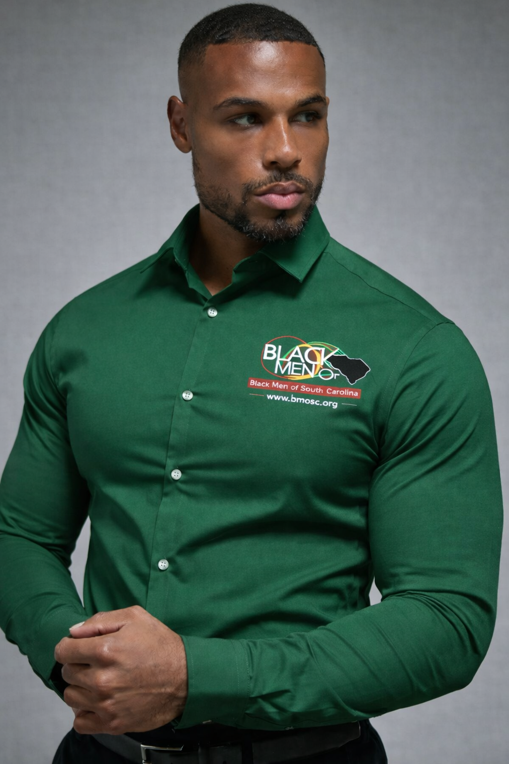 Green BMOSC Dress Shirt